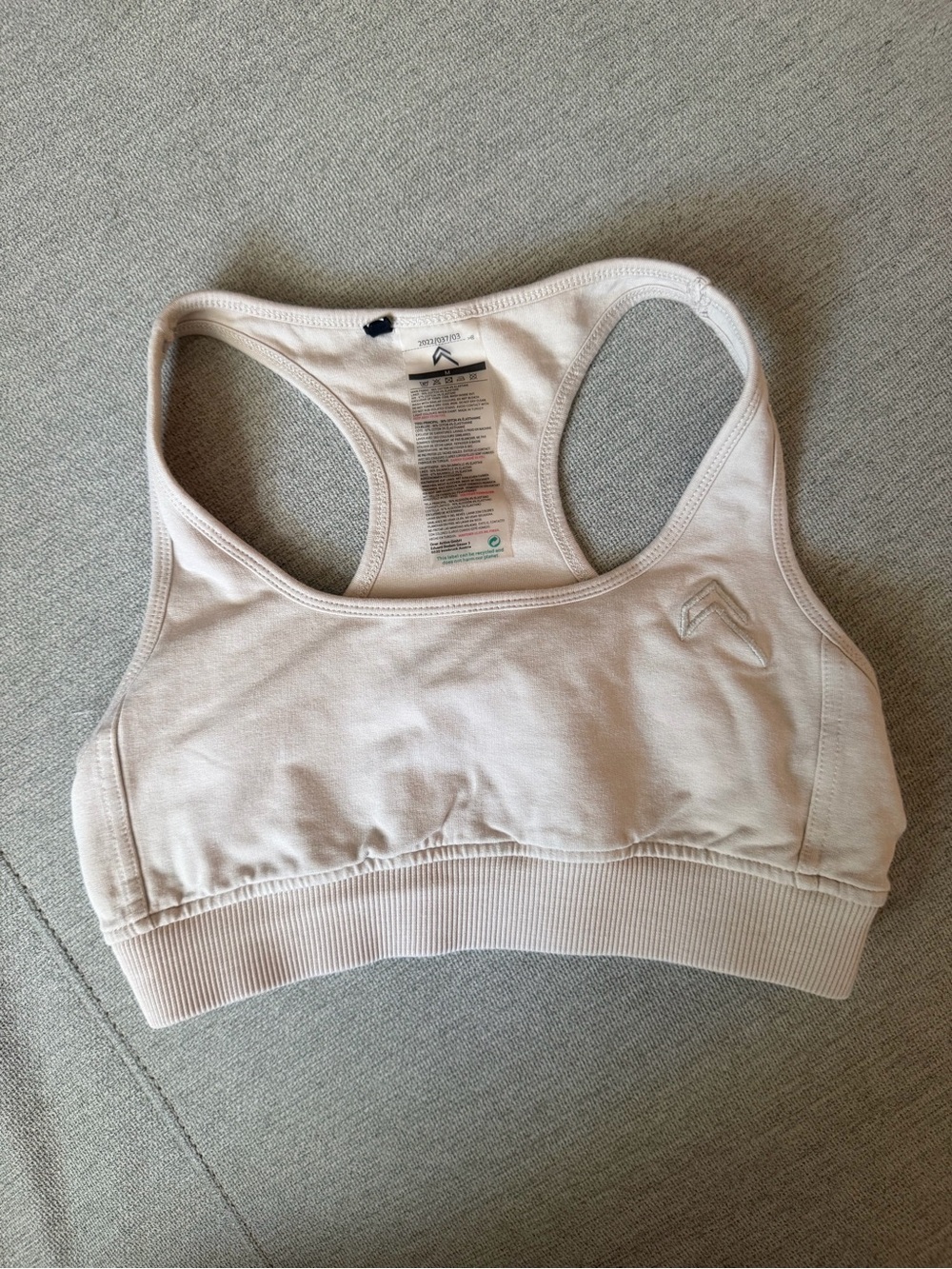 Oner Active Light Beige Sports Bra - Soft Support